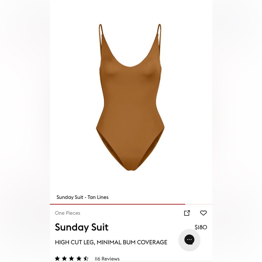 Left On Friday- Sunday Suit in Tan Lines (Brown) Size Medium (Regular Torso).